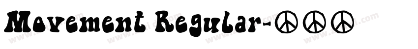 Movement Regular字体转换